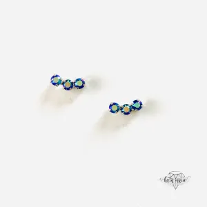 Simple Ear Crawler in Sapphire Glacier Blue