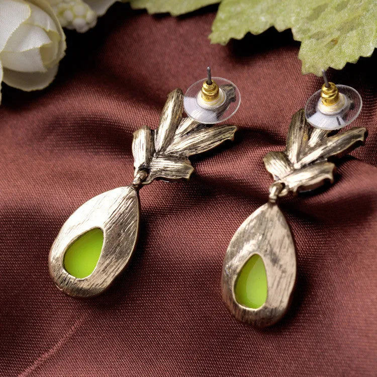 Simple Tide Casual Dress Women Bijoux Candy Color Cute Brand Earrings