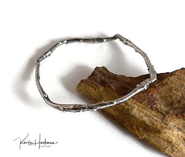 Single Apple Tree Branch Bracelet-Size M