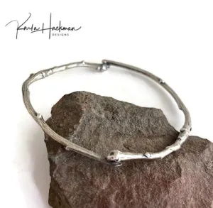 Single Tree Branch Bracelet -Size L
