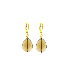 Smoky Raindrop Earrings