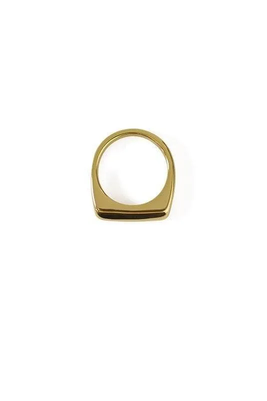 SOCALI 18K Gold Versatile Simple Ring