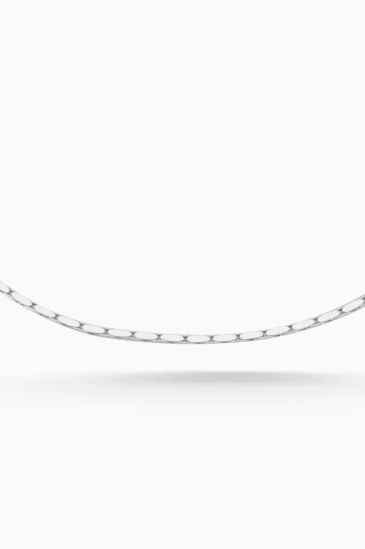 Square Fuse Necklace | Silver