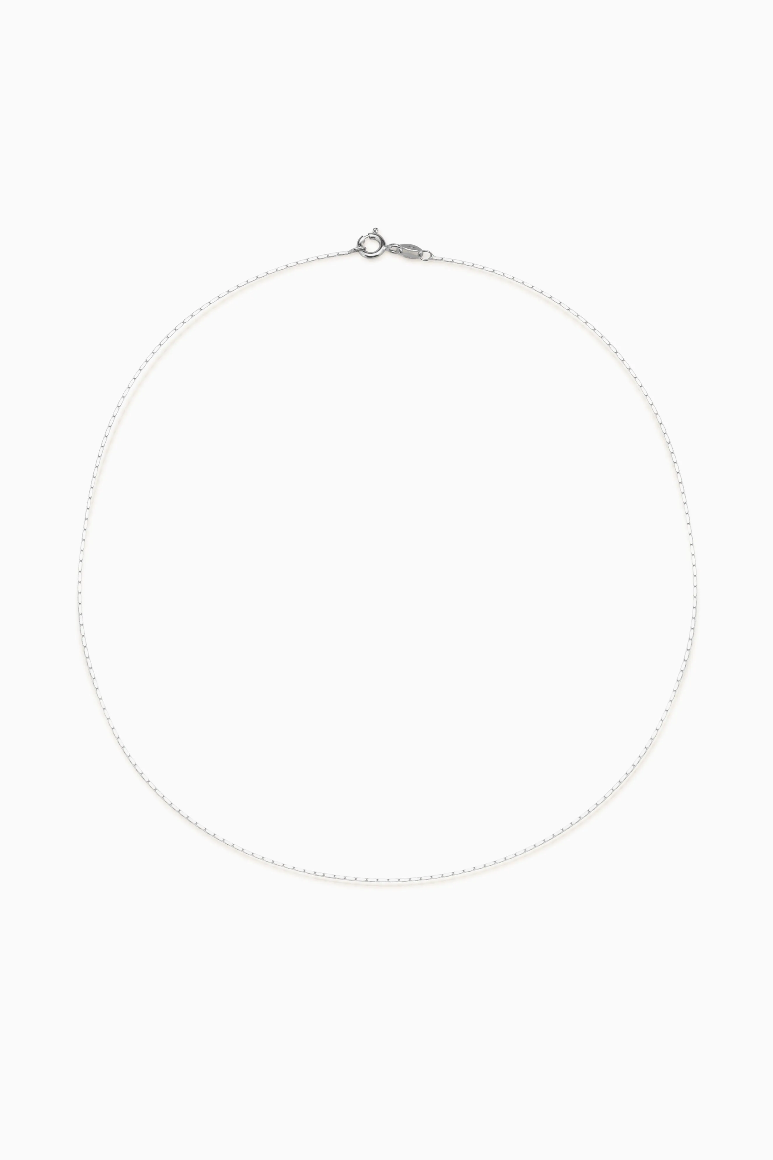 Square Fuse Necklace | Silver