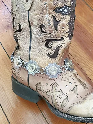 Star Style 28 Gauge Shotshell Silver Boot Bracelet