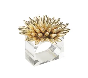 Stellar Napkin Rings in Gold