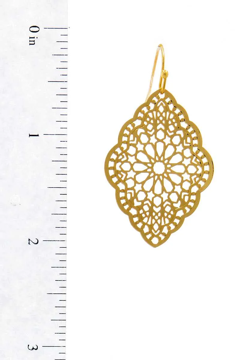 Stylish Filigree Chic Drop Earring