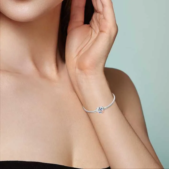 Sunflower Snake Chain Basic Chain Bracelet-سوار سلسلة ثعبان