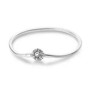 Sunflower Snake Chain Basic Chain Bracelet-سوار سلسلة ثعبان