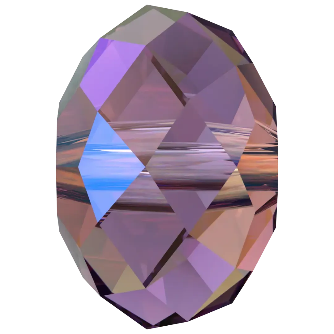 Swarovski Crystal Beads Briolette (5040) Amethyst Shimmer 2X