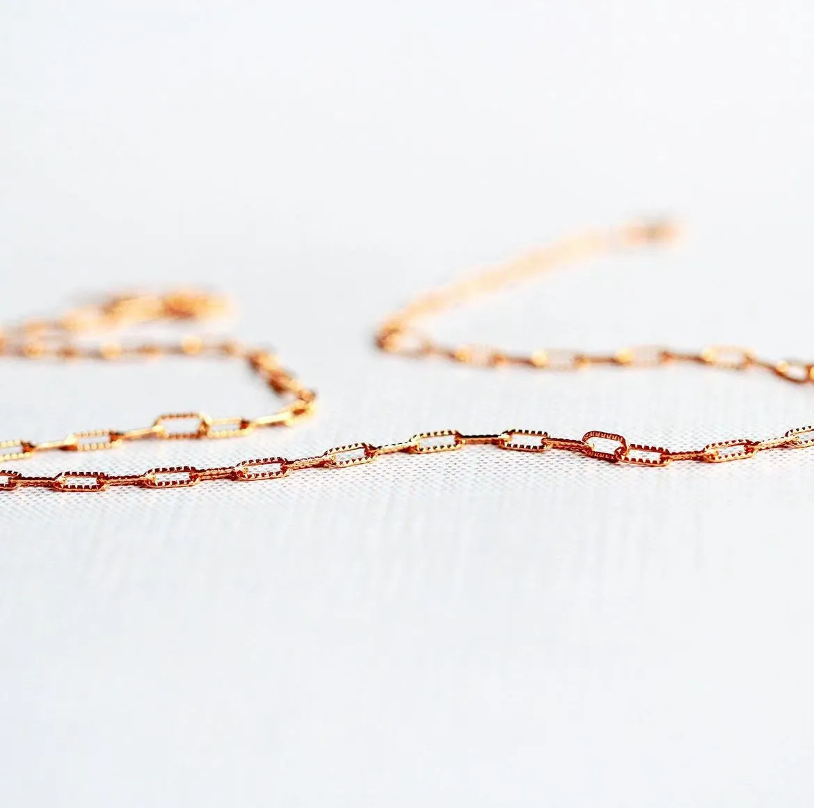 Textured Paperclip Choker