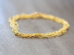 Textured Paperclip Choker