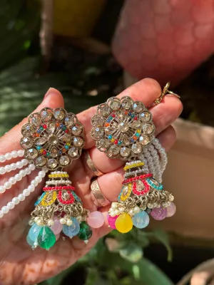 Traditional Stylish Gold Plated & Pearl Bahubali Jhumki Jhumka Earrings, Jewelry For Girls And Women..
