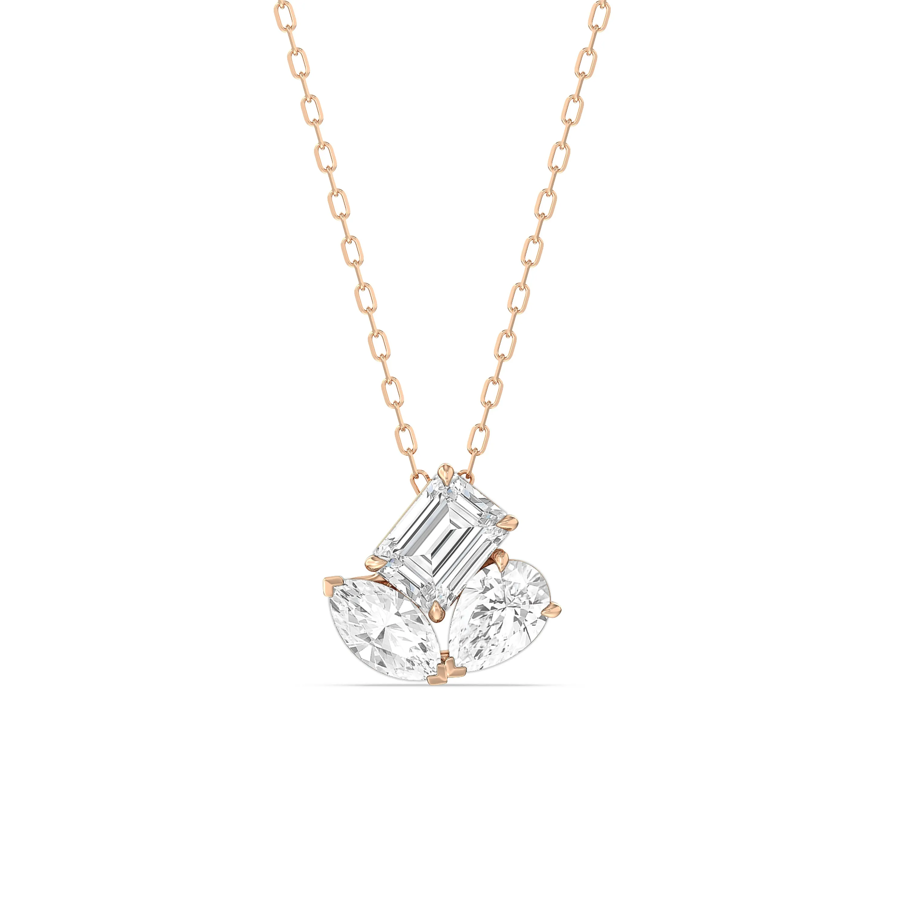 Trilogy Melody Diamond Neckalce