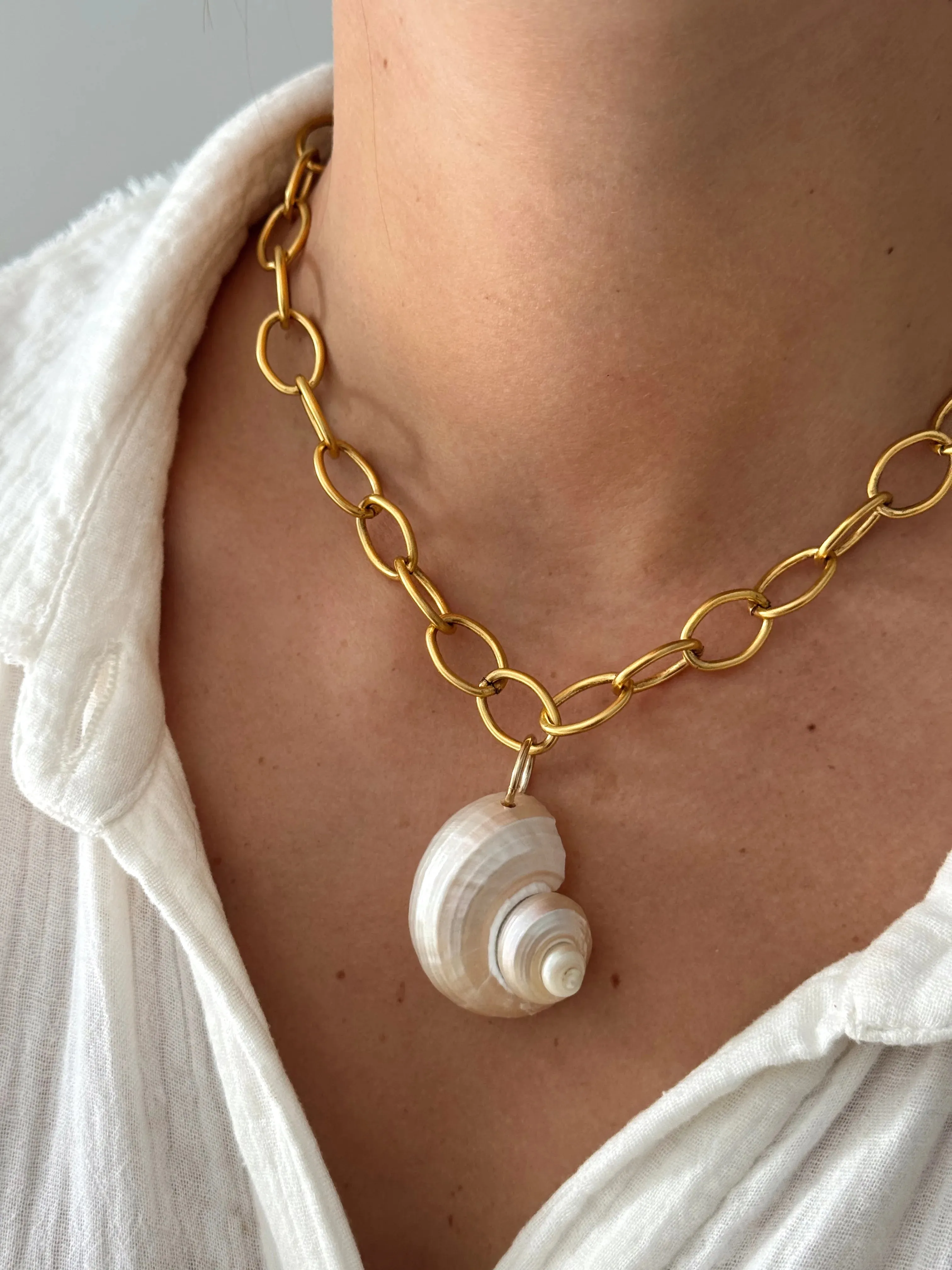 Turbo Shell Necklace