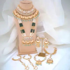 Turquoise Abhikhya Bridal Jewellery Set