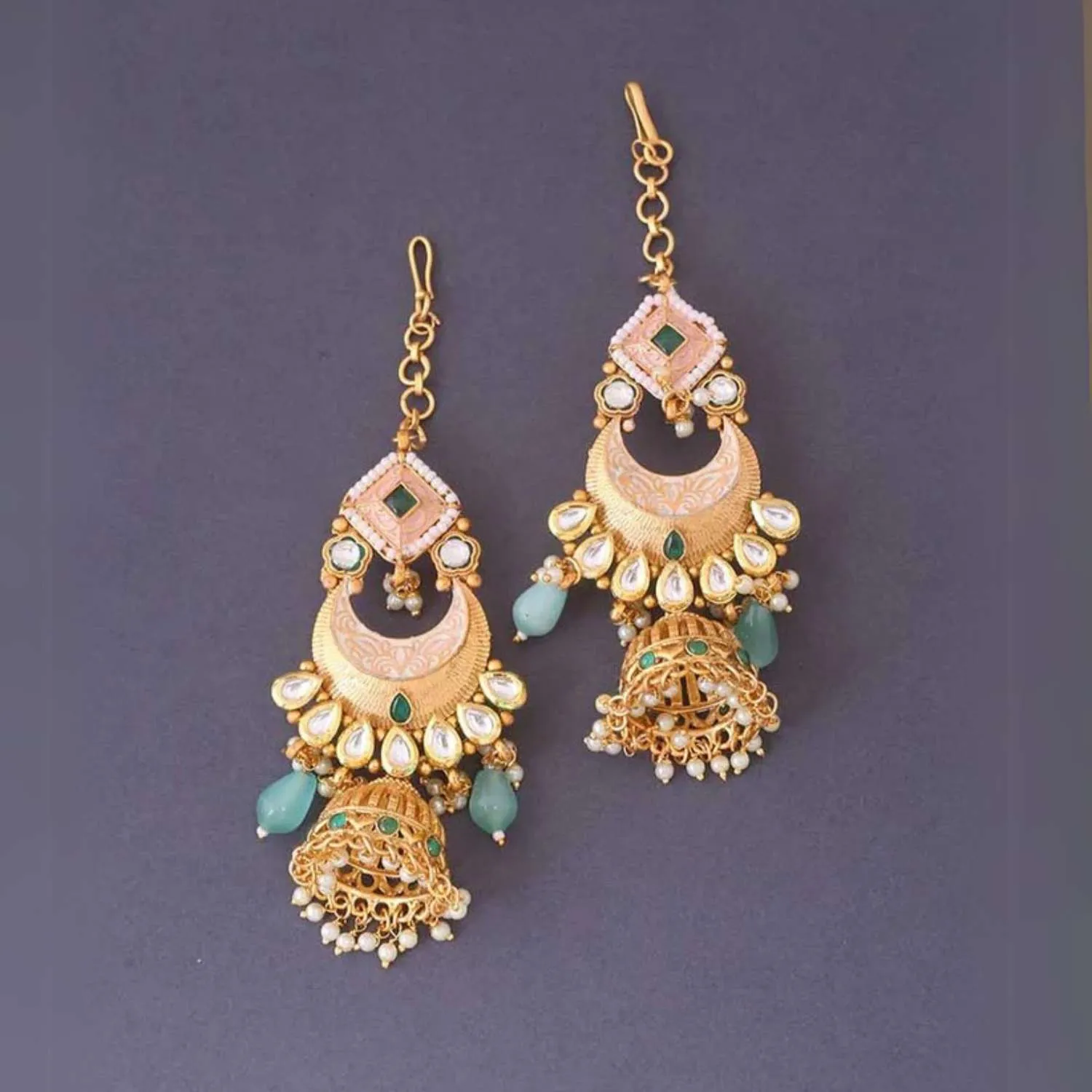 Turquoise Abhikhya Bridal Jewellery Set