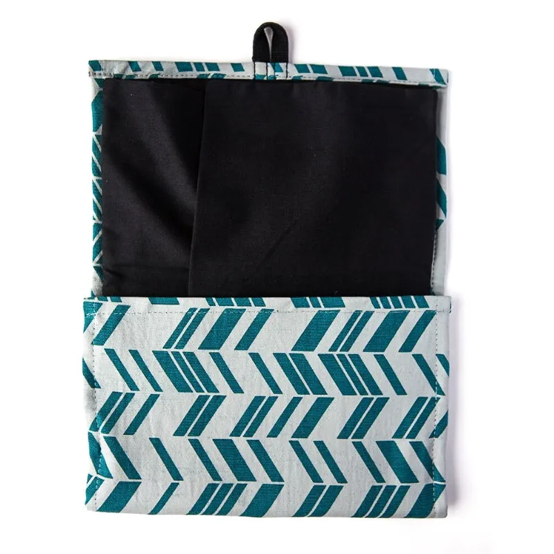 Ultimate Jewelry Roll Travel Case - Teal