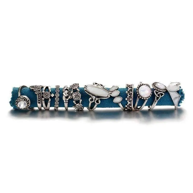 Ultimate Opal Collection Boho Midi-Knuckle Rings