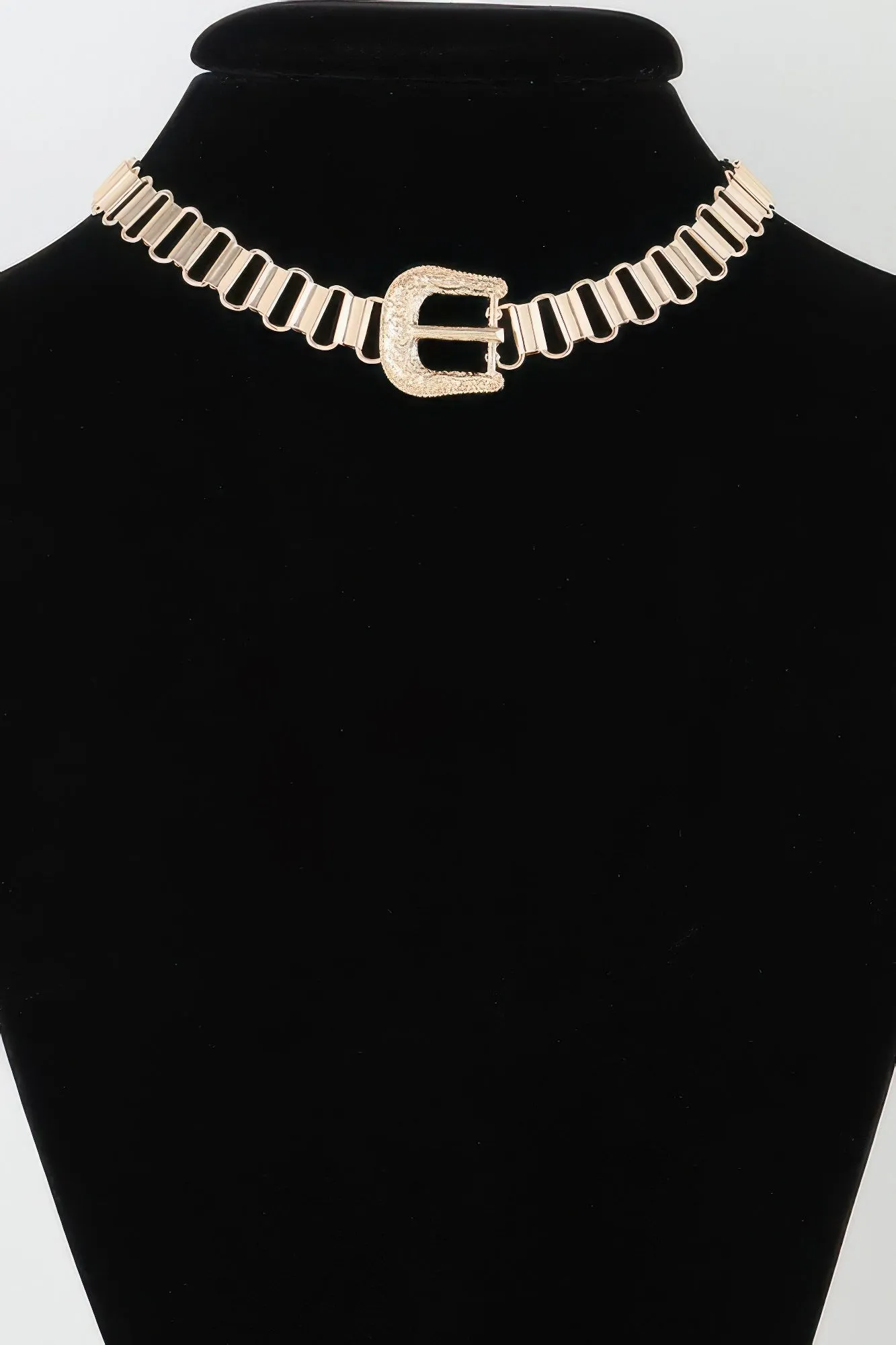Vintage Buckle Necklace