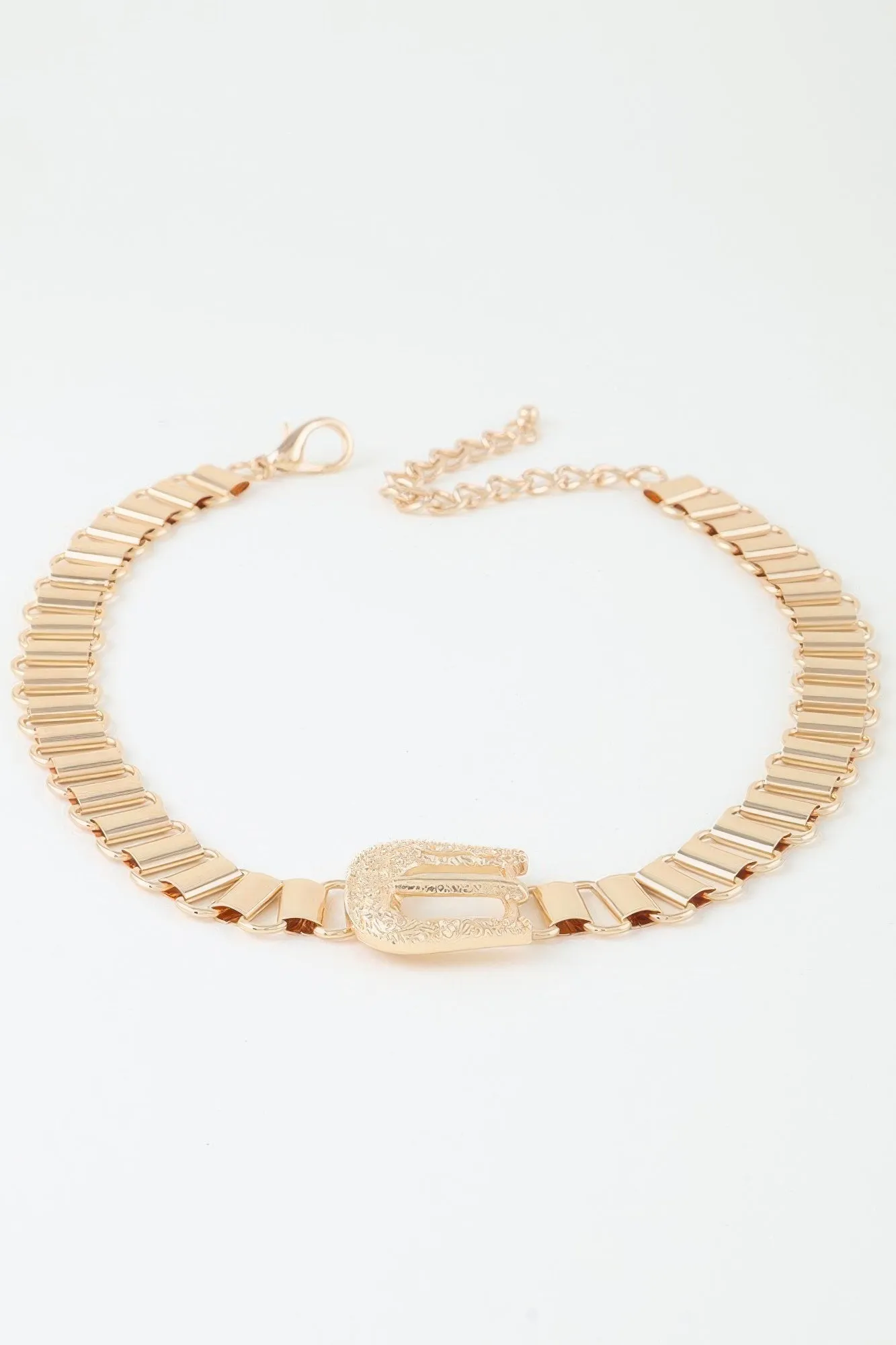 Vintage Buckle Necklace
