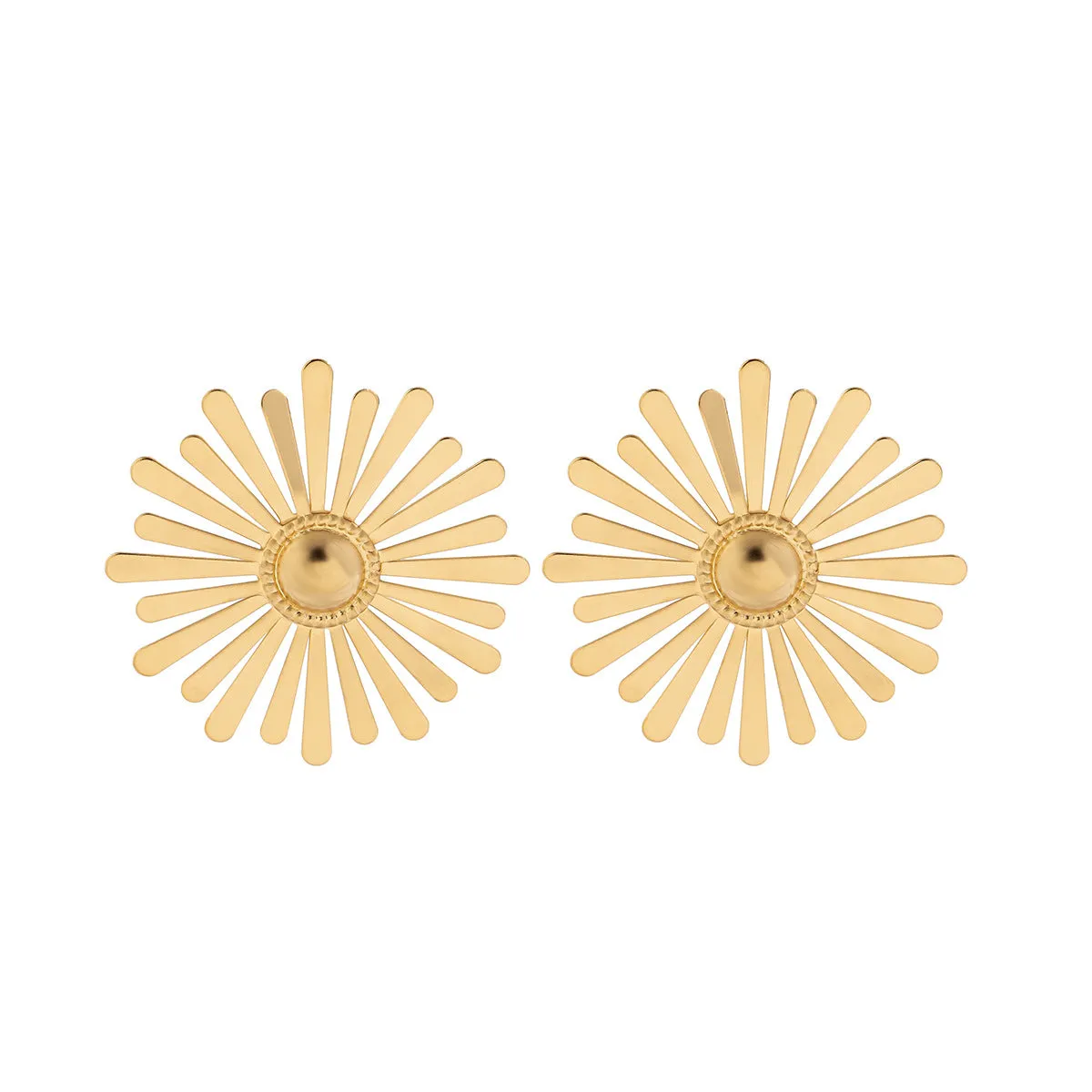 Wholesale Simple Sunflower Earrings