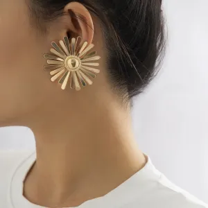 Wholesale Simple Sunflower Earrings