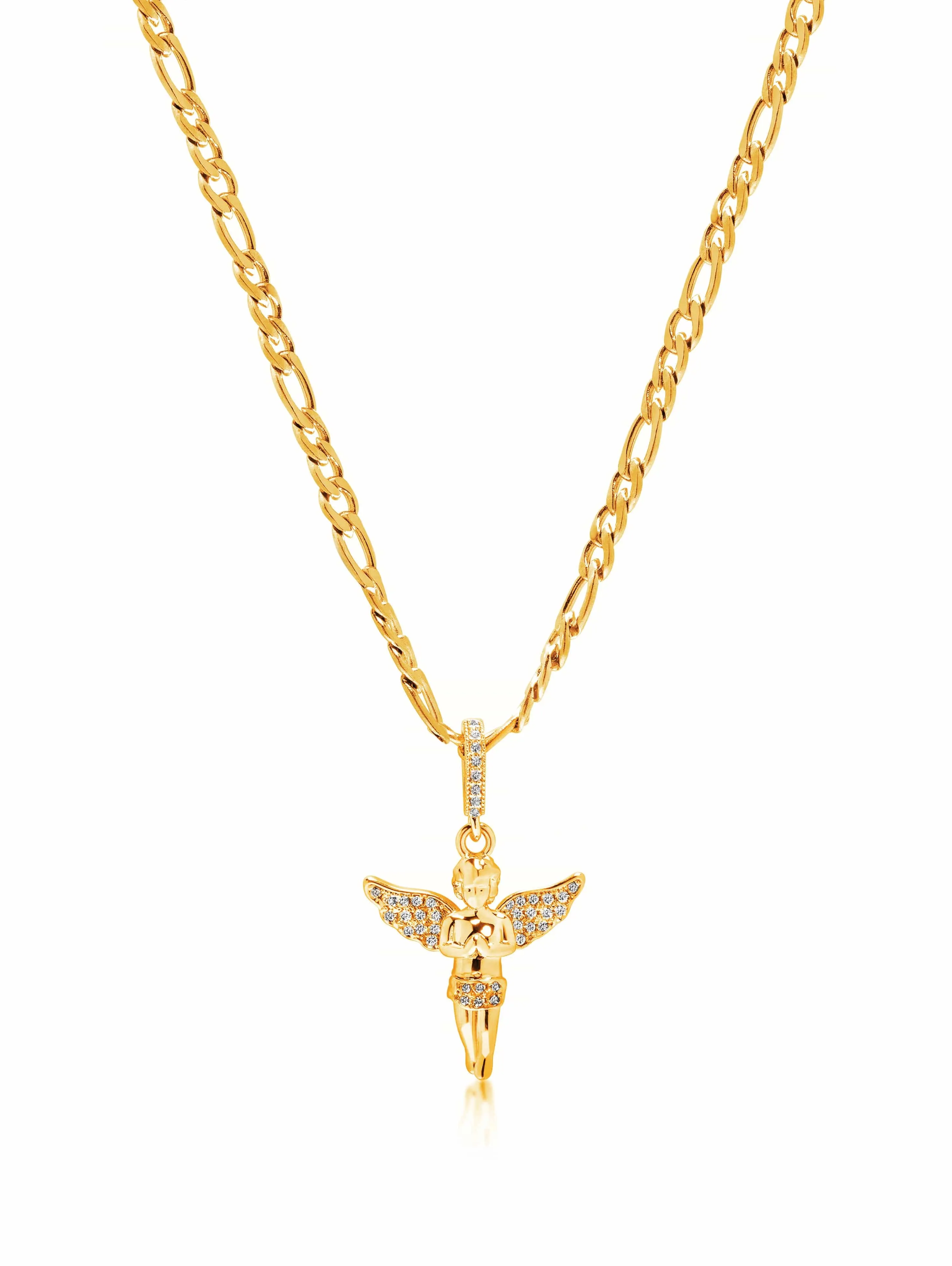 Women's Gold Angel Necklace