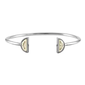 Women's Sami Sun & Moon Bangle - Silver
