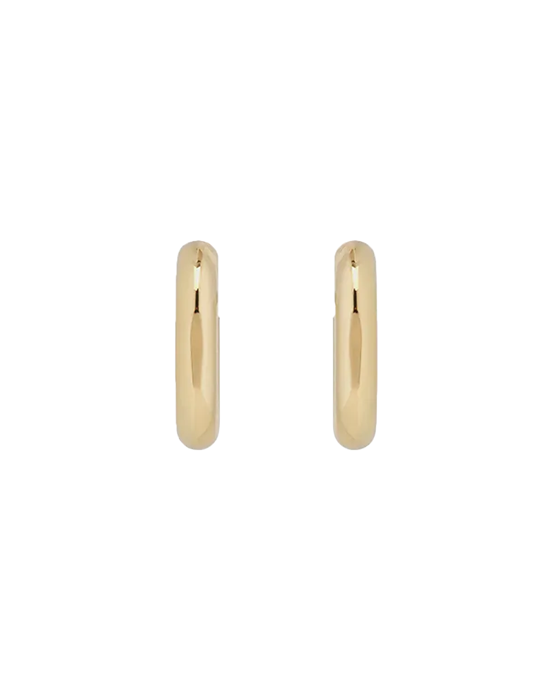 XL Link Simple Hoop Earrings