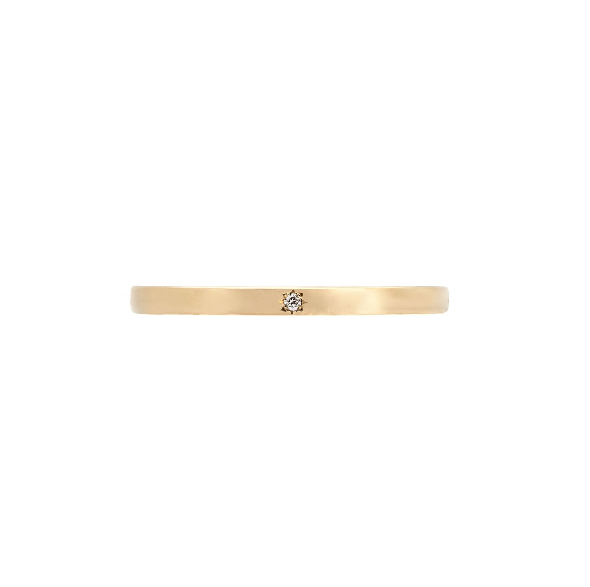 Yours & Mine 2mm Wedding Ring - 14k Gold
