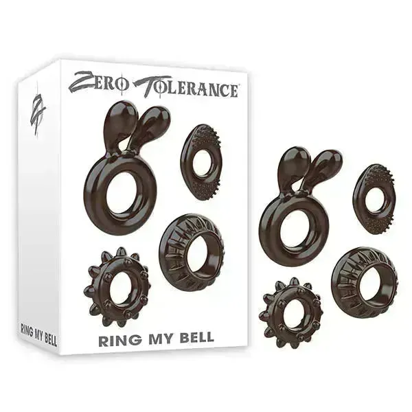 Zero Tolerance Ring My Bell -  Cock Rings - Set of 4